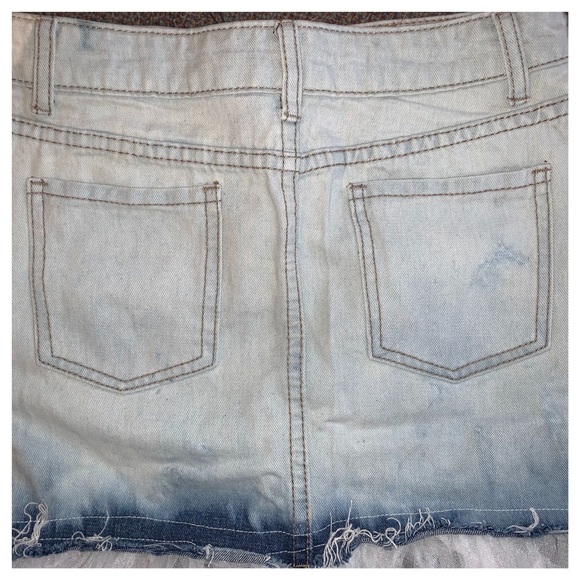 🎁 The Clairette Denim Tulle Skirt - Picture 5 of 5